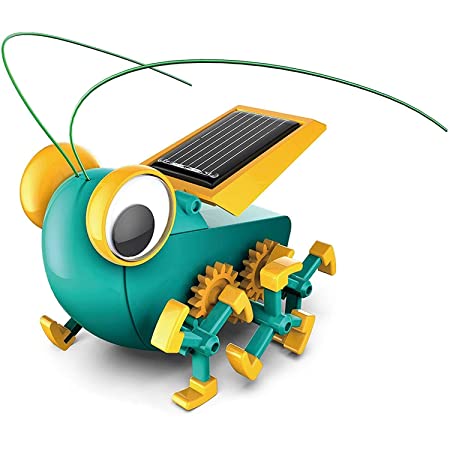 Popsugar Solar Robot Detective Bugsee Educational DIY Science Kit for Kids | Build Your own Pocket pet, Multicolor
