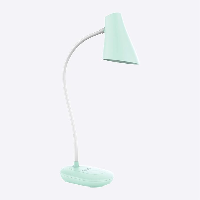 EcoLink Cap 3-watt LED Table Lamp | Rechargeable Desk Light with Brightness Control | Pack of 1 (Sea Green)