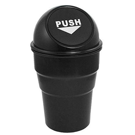 XML Mini Car Dustbin Trash Bin Universal Traveling Portable Useful for All Cars Accessories (PACK OF 1)