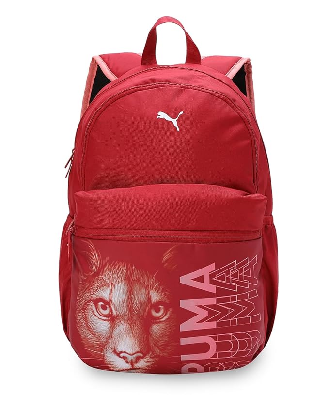 Puma Unisex-Adult Cat Backpack, Club Red-Melon Punch (9101703)