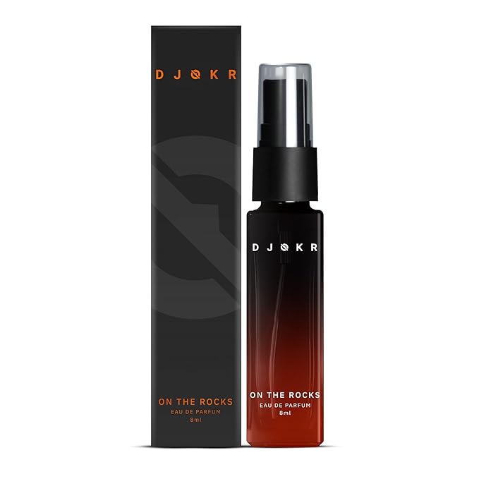 [Apply Coupon] - Djokr On The Rocks Perfume For Men 8 ml | Eau De Parfum | Premium Luxury Long Lasting Fragrance Spray