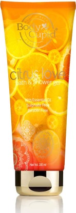 Body Cupid Citrus Love Shower Gel - 200 mL - No Sulphates,No Parabens  (200 ml)