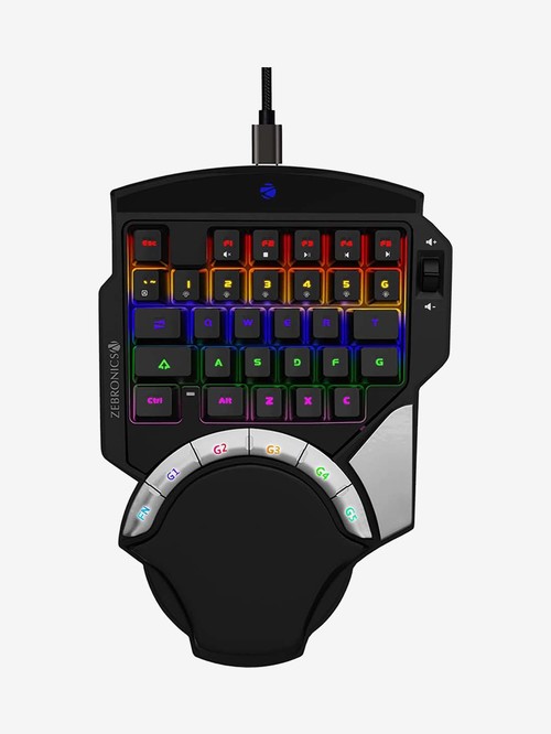 Zebronics Zeb-Max Atom Wired Mechanical Gaming Keyboard (Black)