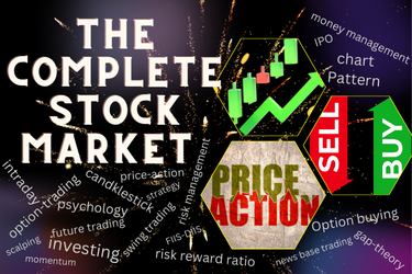 Complete Stock Market Course from Beginner to Expert Level. Technical Analysis Course (50 hours)