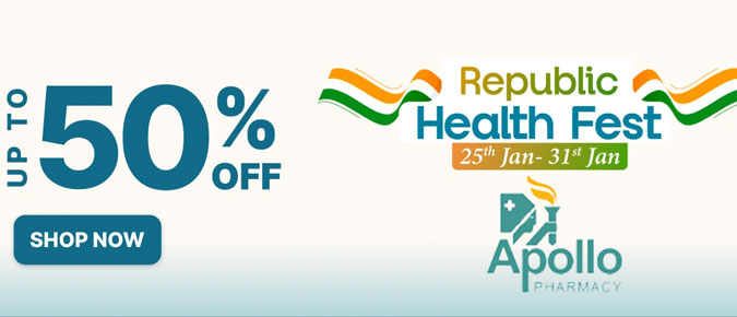 10% off on Apollo Pharmacy, Diagnostic & Online Doctor's Consultation