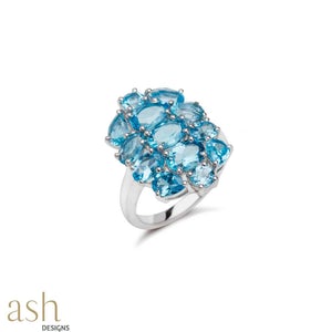 Mirissa Blue Topaz Ring