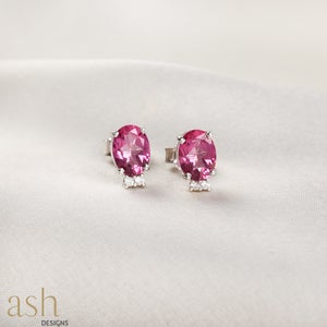 Isla Pink Topaz Earrings