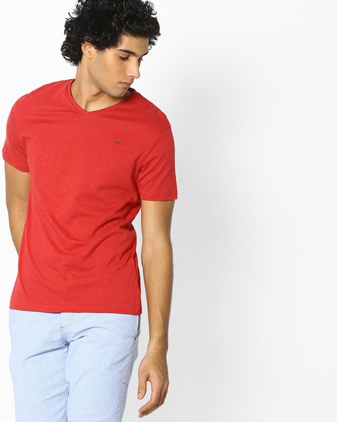 DNMX - V-neck Slub T-shirt