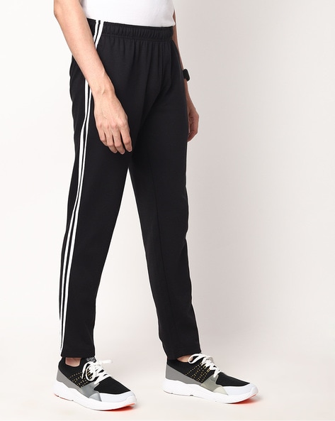 TEAMSPIRIT - Heathered Track Pants with Contrast Taping