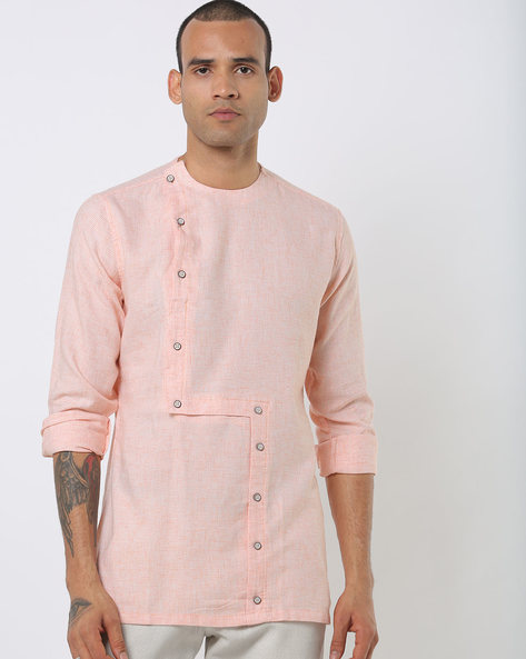 THE INDIAN GARAGE CO - Checked Slim Fit Shirt Kurta