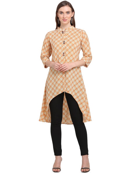 WEDANI - Checked Button Down Dress