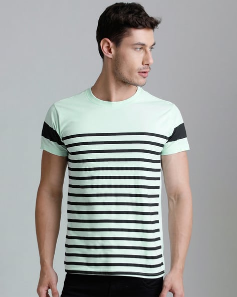 DILLINGER - Striped Regular Fit T-shirt