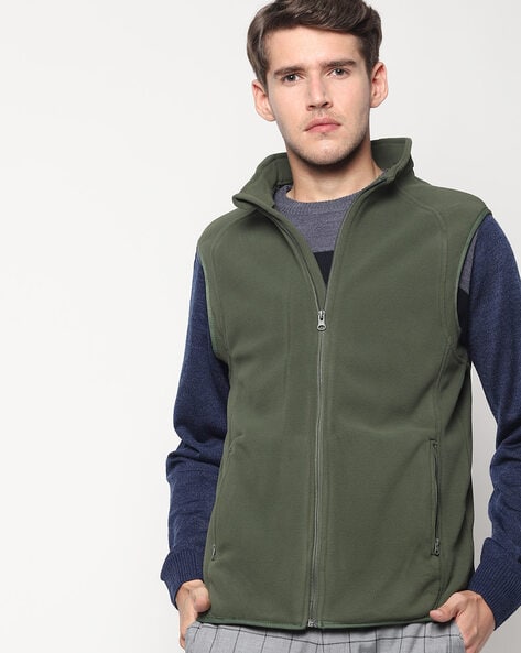 TEAMSPIRIT - Sleeveless Zip-Front Jacket
