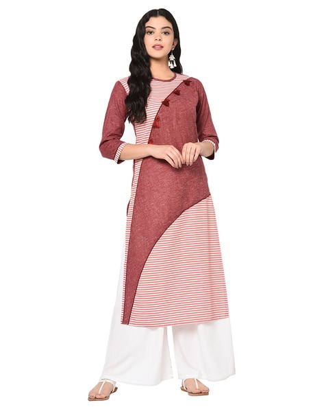 WEDANI - Striped Straight Kurta