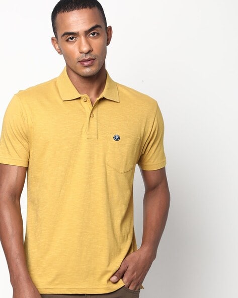 JOHN PLAYERS JEANS - Slim Fit Polo T-shirt with Patch Pocket