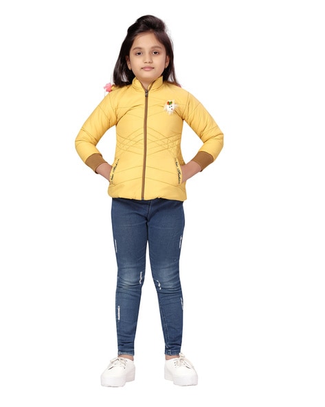 MUHURATAM - Solid Front Zip Jacket