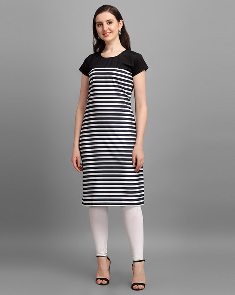 WEDANI - Printed Crepe Straight Kurta