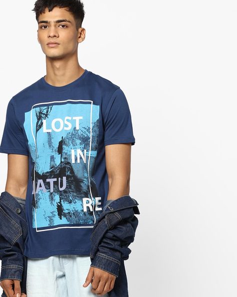 TEAMSPIRIT - Graphic Print Crew-Neck T-shirt