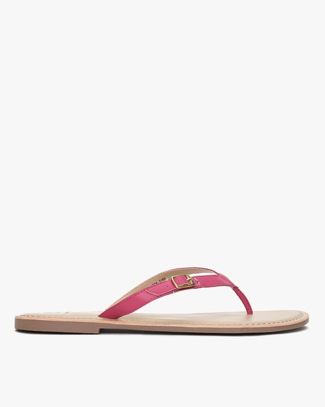 CARLTON LONDON - Thong-Strap Flat Sandals