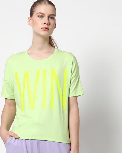 TEAMSPIRIT - Typographic Print Round-Neck T-shirt