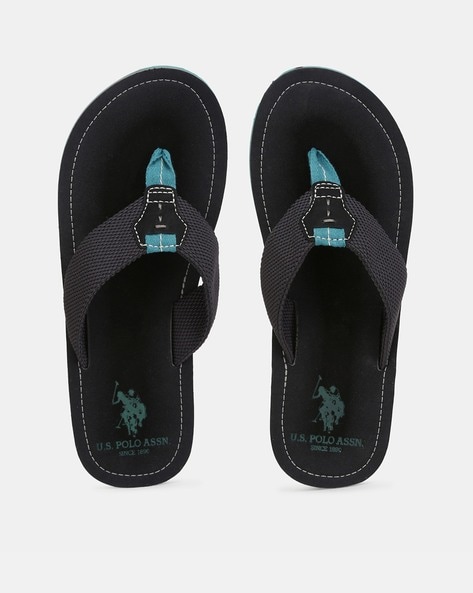 U.S. POLO ASSN. - Textured Thong-Strap Flip-Flops