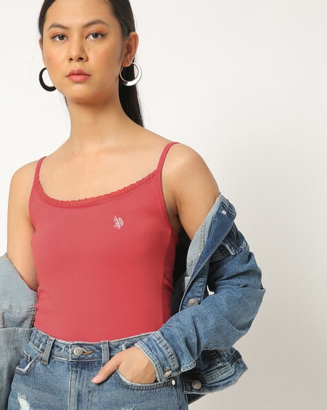 U.S. POLO ASSN. - Camisole with Adjustable Shoulder Straps