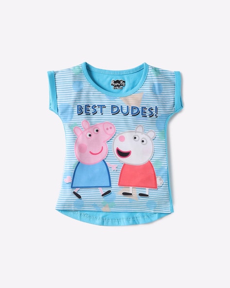 ETEENZ - Peppa Pig Graphic Print Round-Neck T-shirt
