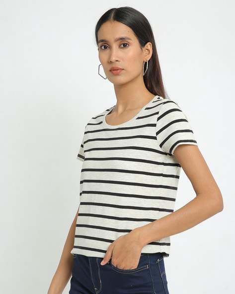TEAMSPIRIT - Striped Crew-Neck T-shirt