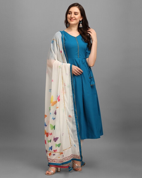 YOUTHNIC - Anarkali Kurta with Dupatta