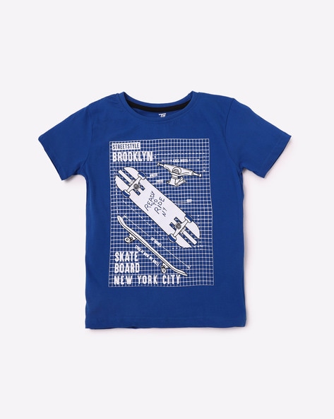 KB TEAM SPIRIT - Graphic Print Round-Neck T-shirt