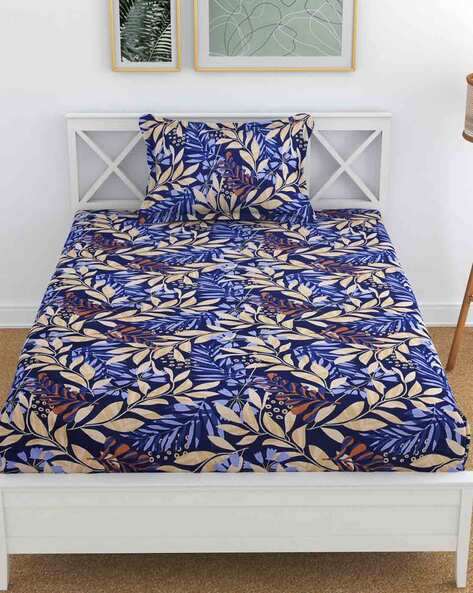 HOMEFAB INDIA - Single Bedsheet with 1 Pillow Cover