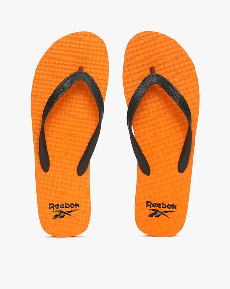 REEBOK - Avenger Flip Thong-Strap Flip-Flops with Brand Print