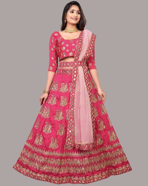 WARTHY ENT - Embroidery Lehenga Choli & Dupatta
