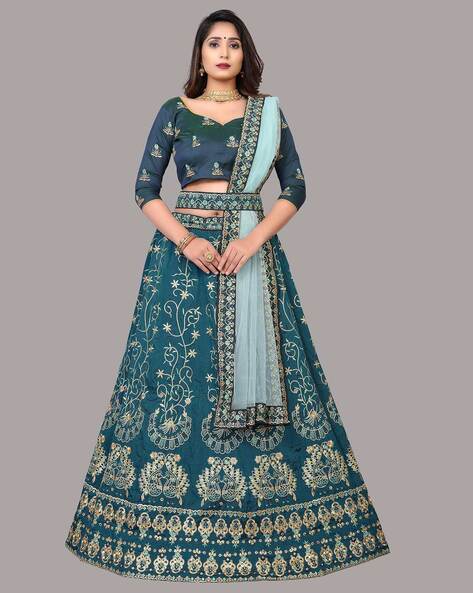 WARTHY ENT - Embroidery Lehenga Choli & Dupatta
