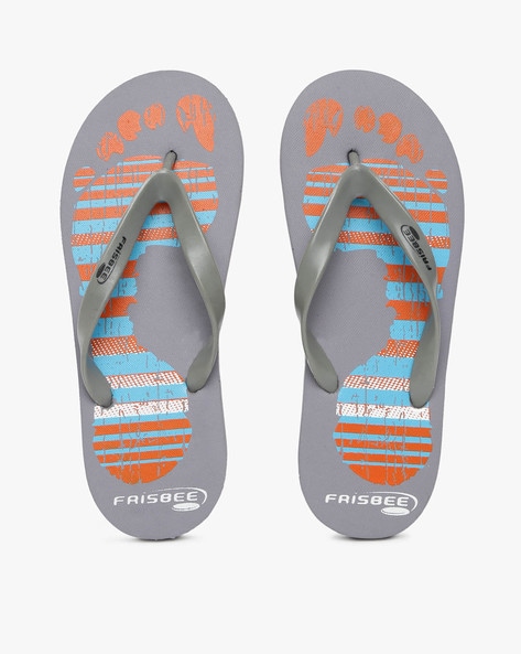 FRISBEE - Printed Thong-Strap Flip-Flops