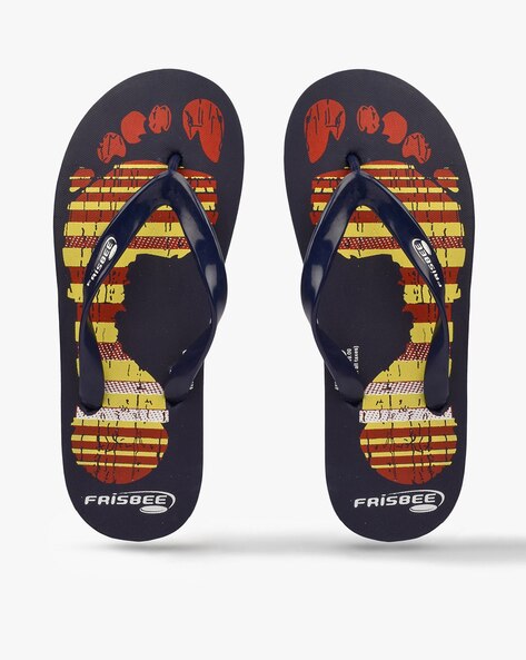 FRISBEE - Printed Thong-Strap Flip-Flops