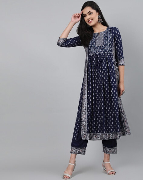 GULMOHAR JAIPUR - Embellished A-line Kurta Sets