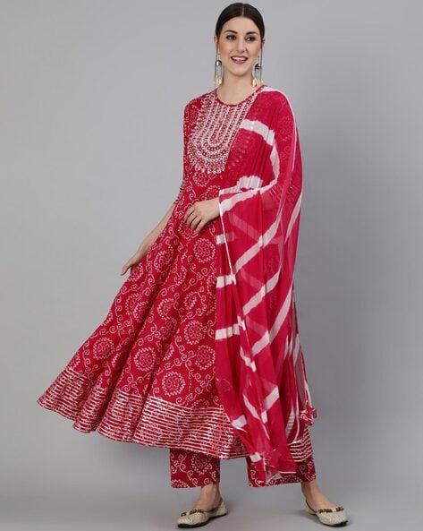 KIMAYRA - Printed Kurta Suit Set