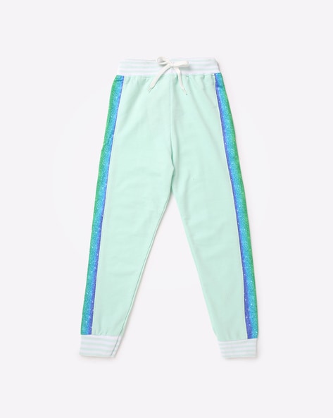 GAME BEGINS - Joggers with Striped Contrast Panels