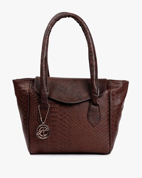 ANNA CLAIRE - Croc-Embossed Shoulder Bag