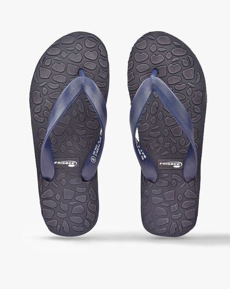 FRISBEE - Textured Thong-Strap Flip-Flops