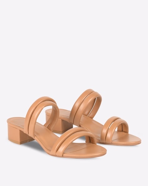 CARLTON LONDON - Slip-On Block Heeled Sandals