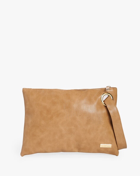 CARLTON LONDON - Textured Pouch With Zip Closure