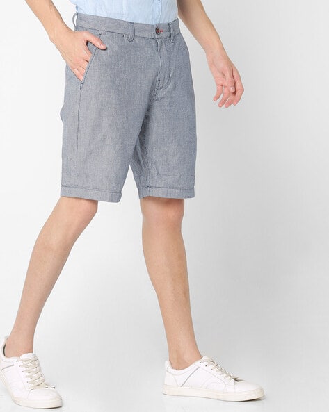 NETPLAY - Mid-Rise Flat-Front Shorts