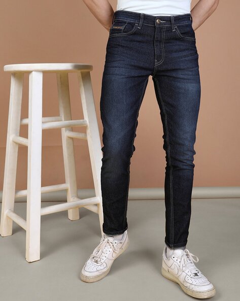 THE INDIAN GARAGE CO - Lightly Washed Slim Fit Jeans