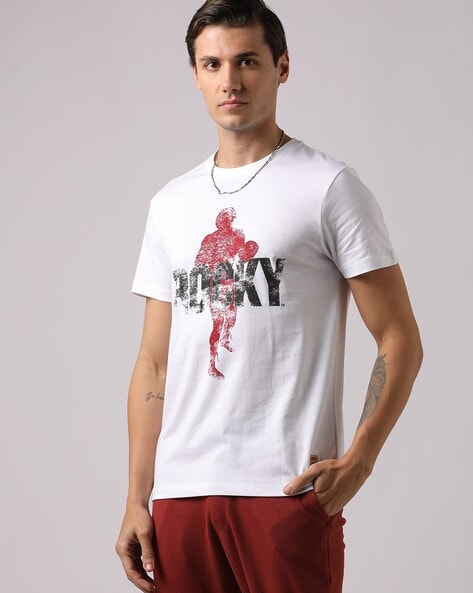 #BUDA JEANS CO - Regular Fit Graphic Print Crew-Neck T-Shirt