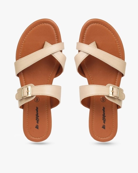 #HI-ATTITUDE - Toe-Ring Sandals with Buckle Fastening