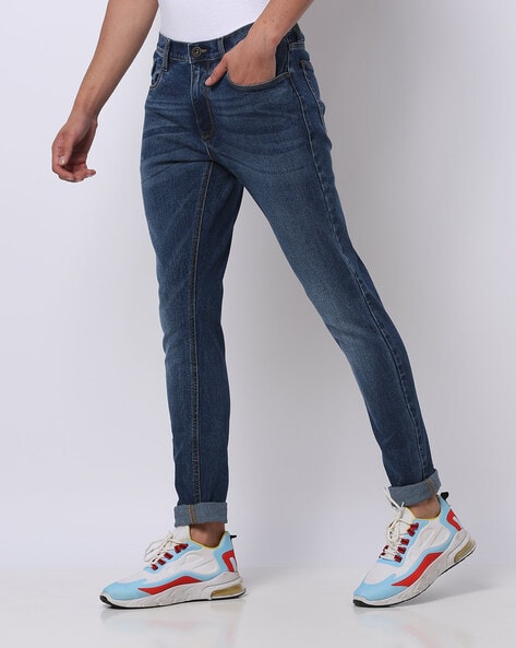 #DNMX - Mid-Wash Skinny Fit Jeans