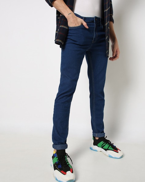 #DNMX - Lightly Washed Skinny Fit Jeans
