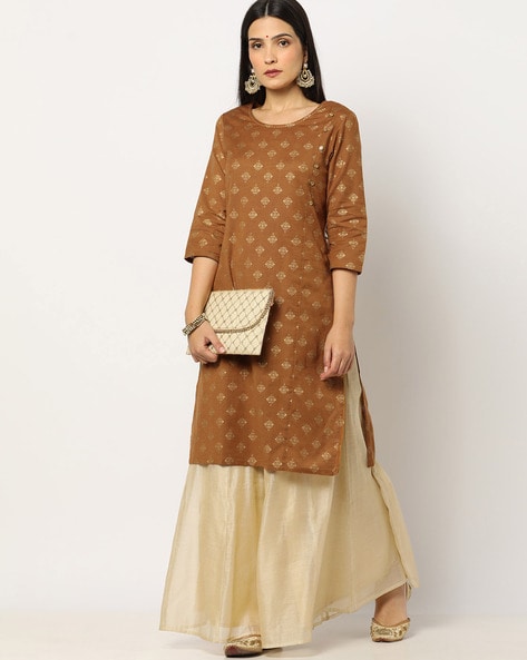 #AVAASA MIX N' MATCH - Printed Straight Kurta